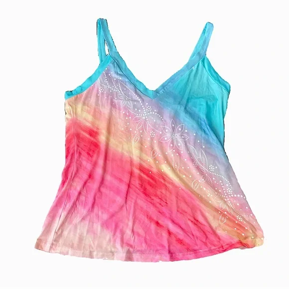 Women’s Tie-Dye Tank Top - Picture 1 of 6